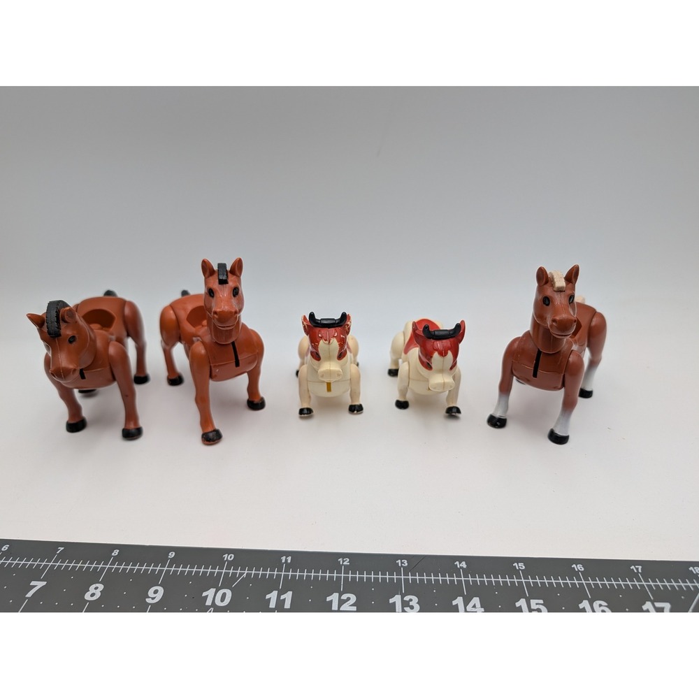 Playmates Toy Farm Animals Horse‎ Cow Lot Hong Kong